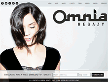 Tablet Screenshot of omniamusic.com